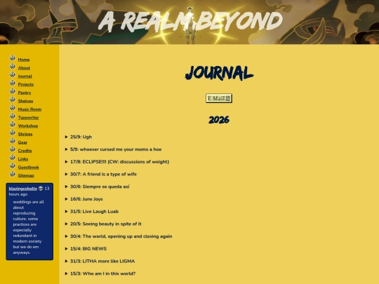 journal screenshot