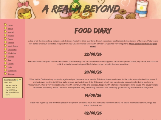 pantry/diary screenshot