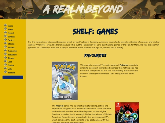 shelves/games screenshot