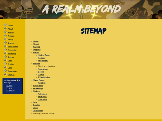 sitemap screenshot