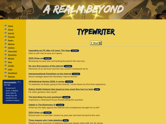 typewriter screenshot