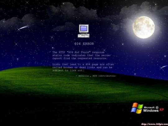 not_found screenshot