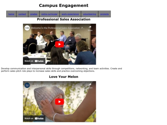 extra_curricular screenshot