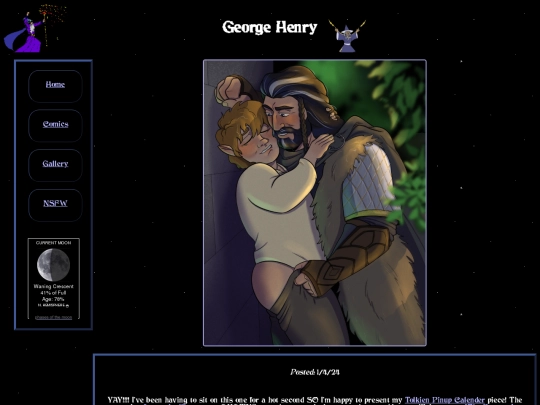 com/tolkien-pinup screenshot