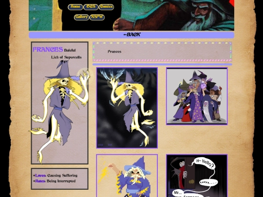 oc-direct/frances-lich-page screenshot