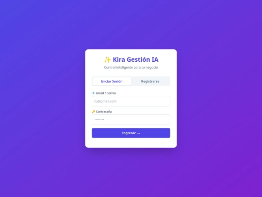 kira-gestion screenshot