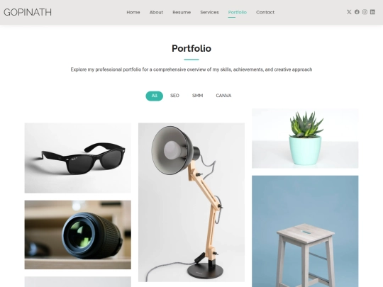 portfolio screenshot