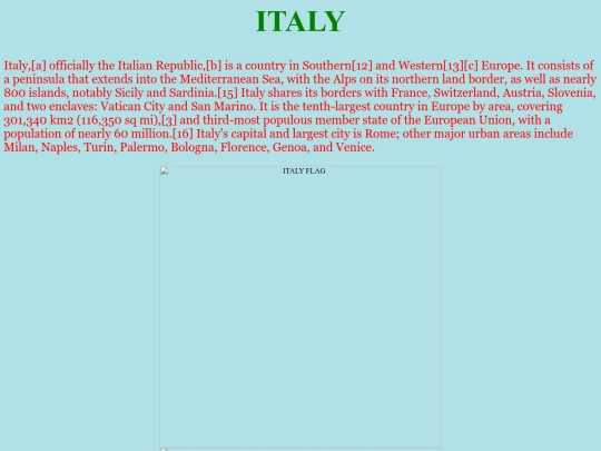 Italy/ITALY screenshot