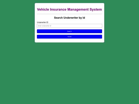 Vechile Insurance /UI_2(2) screenshot