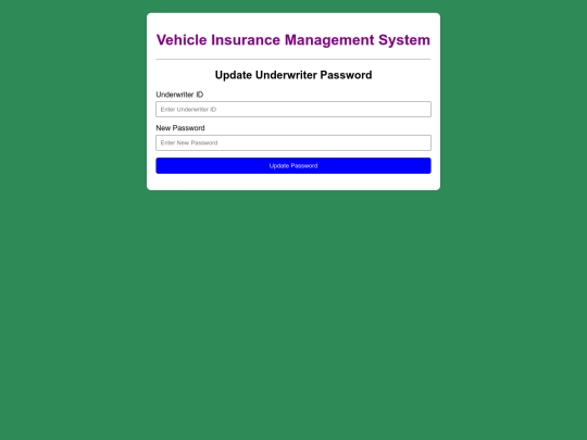 Vechile Insurance /UI_2(3) screenshot