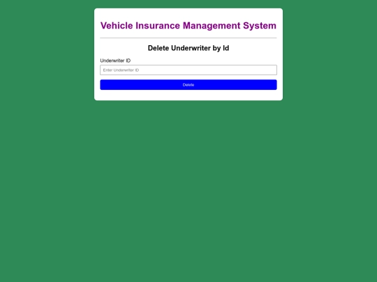 Vechile Insurance /UI_2(4) screenshot