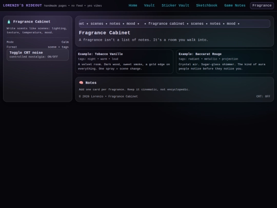 fragrance screenshot