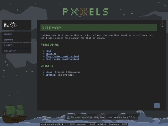sitemap screenshot