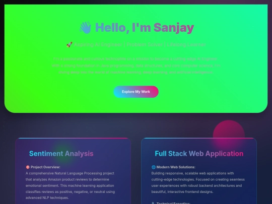portfolio screenshot