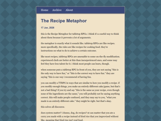 posts/2026-01-17-The-Recipe-Metaphor screenshot