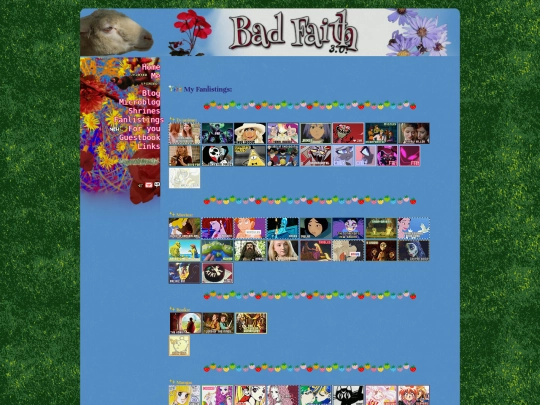 blogs/fanlistings screenshot