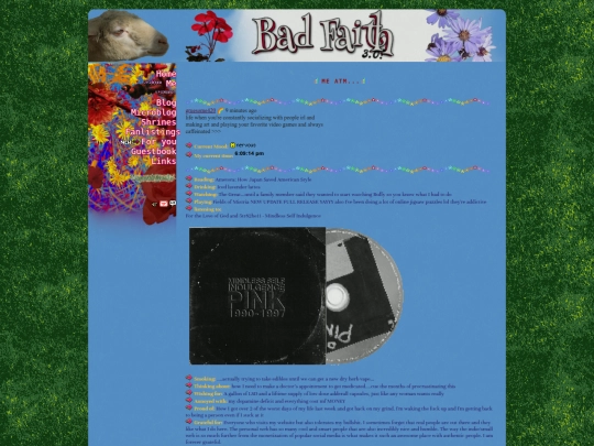 blogs/microblog screenshot