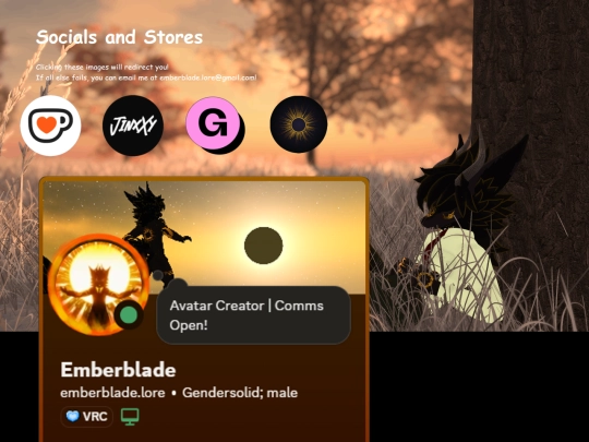 socials screenshot