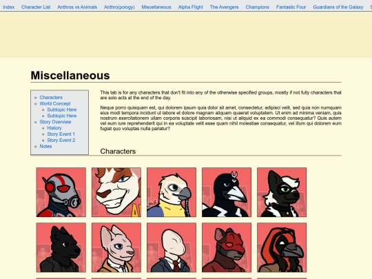miscellaneous screenshot
