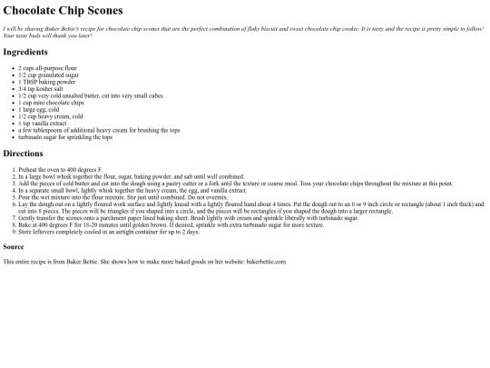 chocolatechipsconerecipe screenshot