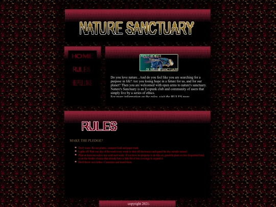rules screenshot