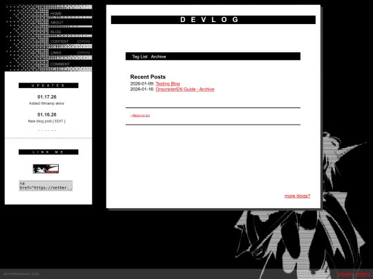 blog screenshot