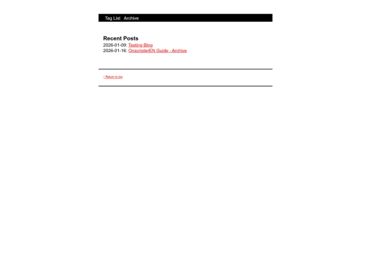 blog screenshot