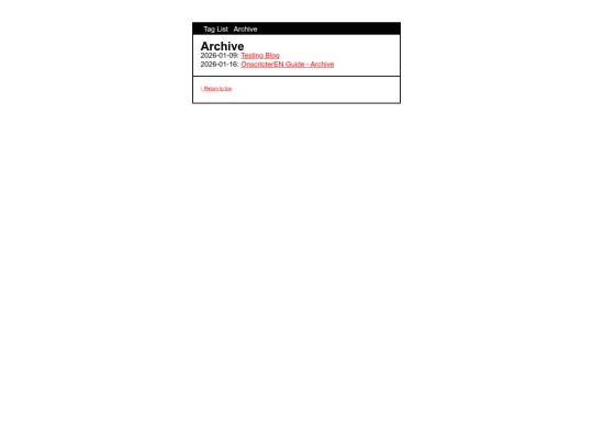 old/blog/archive screenshot
