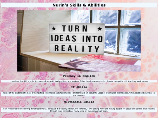skillsandabilities screenshot