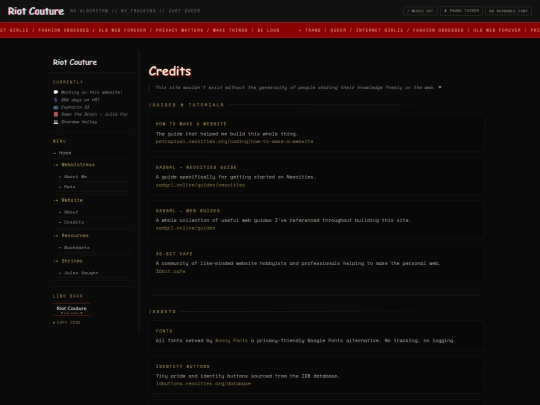 credits screenshot