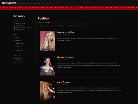 fashion screenshot