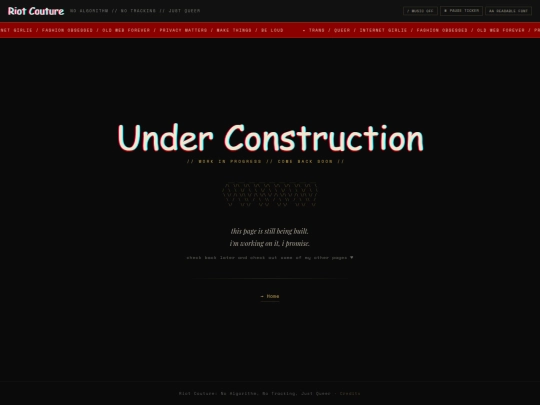 underconstruction screenshot