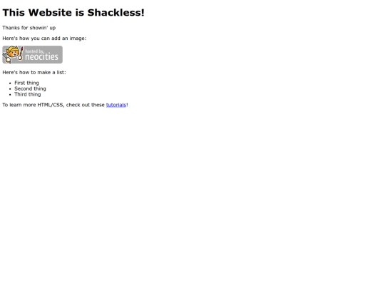 index screenshot