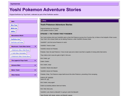 fanfiction/yoshi-pokemon-adventure-stories screenshot