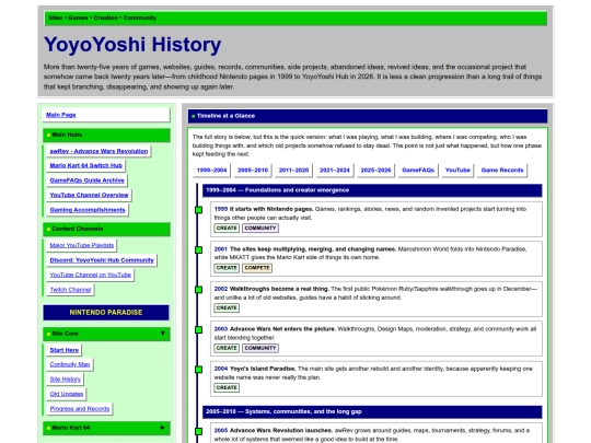 history screenshot