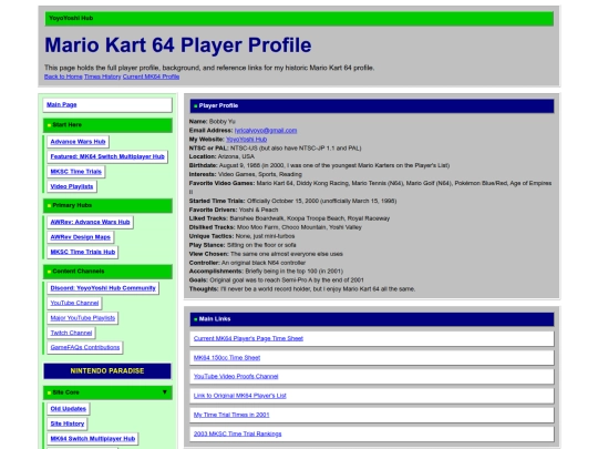 mk64profile screenshot