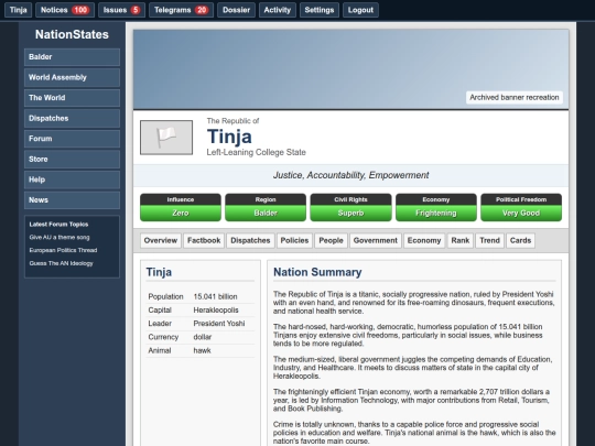 nationstates-tinja screenshot