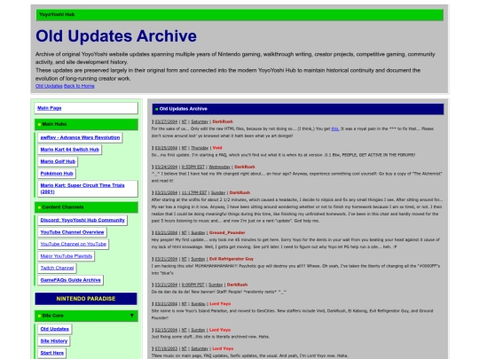 oldupdates screenshot