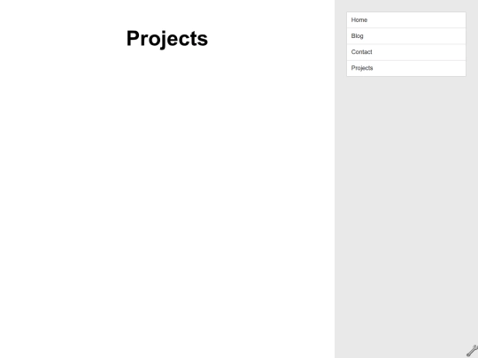 projects screenshot