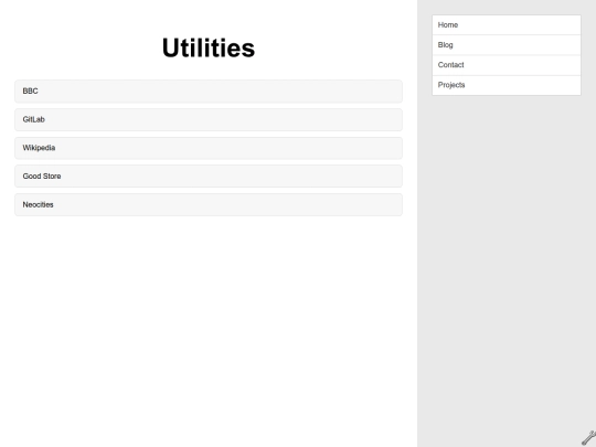utilities screenshot
