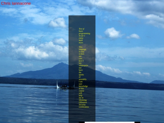finish screenshot
