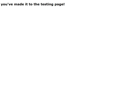 testing screenshot