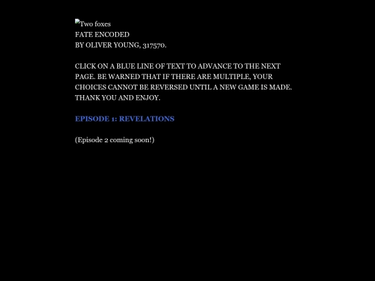 Fate Encoded screenshot