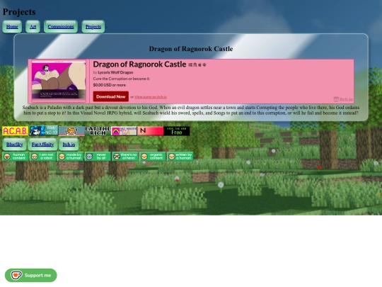 projects screenshot