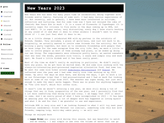 NYE-2023 screenshot