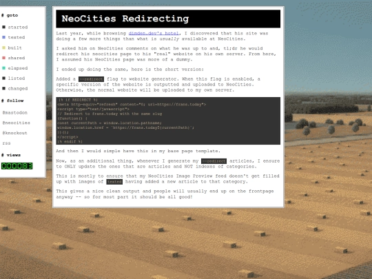 neocities-redirecting screenshot