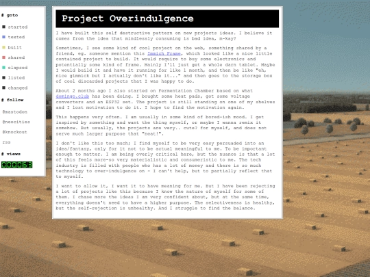 project-overindulgence screenshot