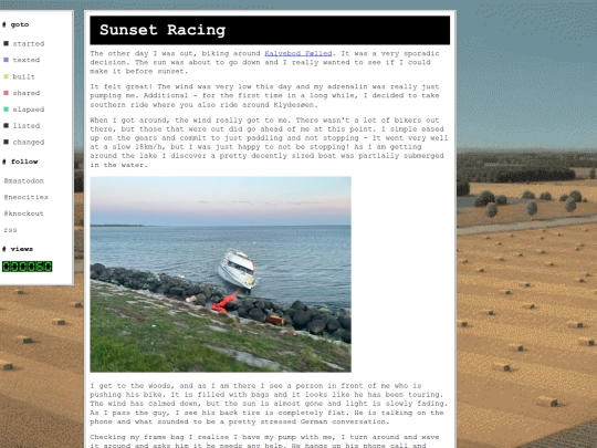 sunset-racing screenshot