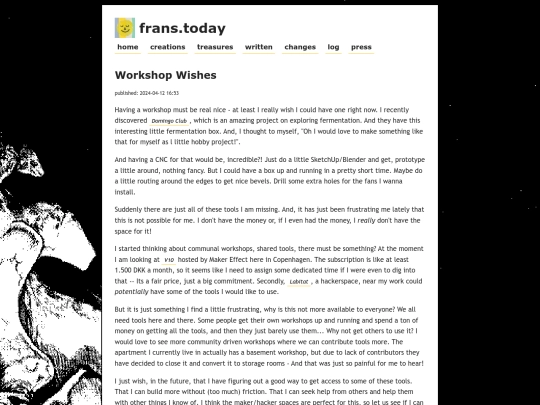 workshop-wishes screenshot