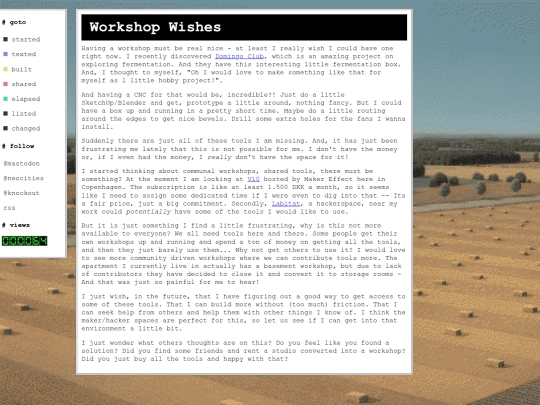 workshop-wishes screenshot